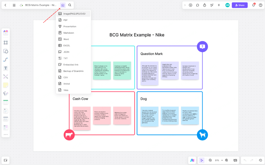 How to Generate a BCG Matrix with Boardmix AI