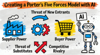 How to Create a Porter's Five Forces Model with AI？