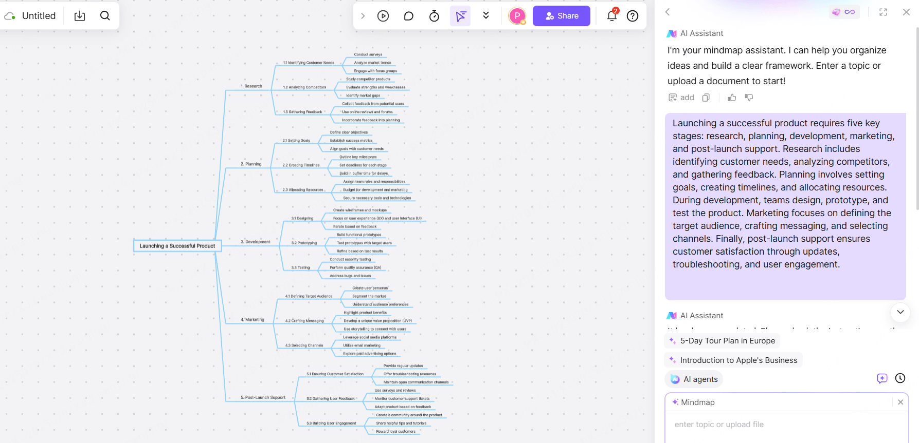 AI-mind-map-generator
