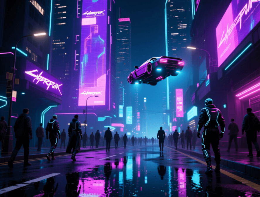 Cyberpunk / Mechpunk Style