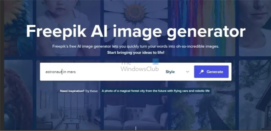 Freepik AI Generator