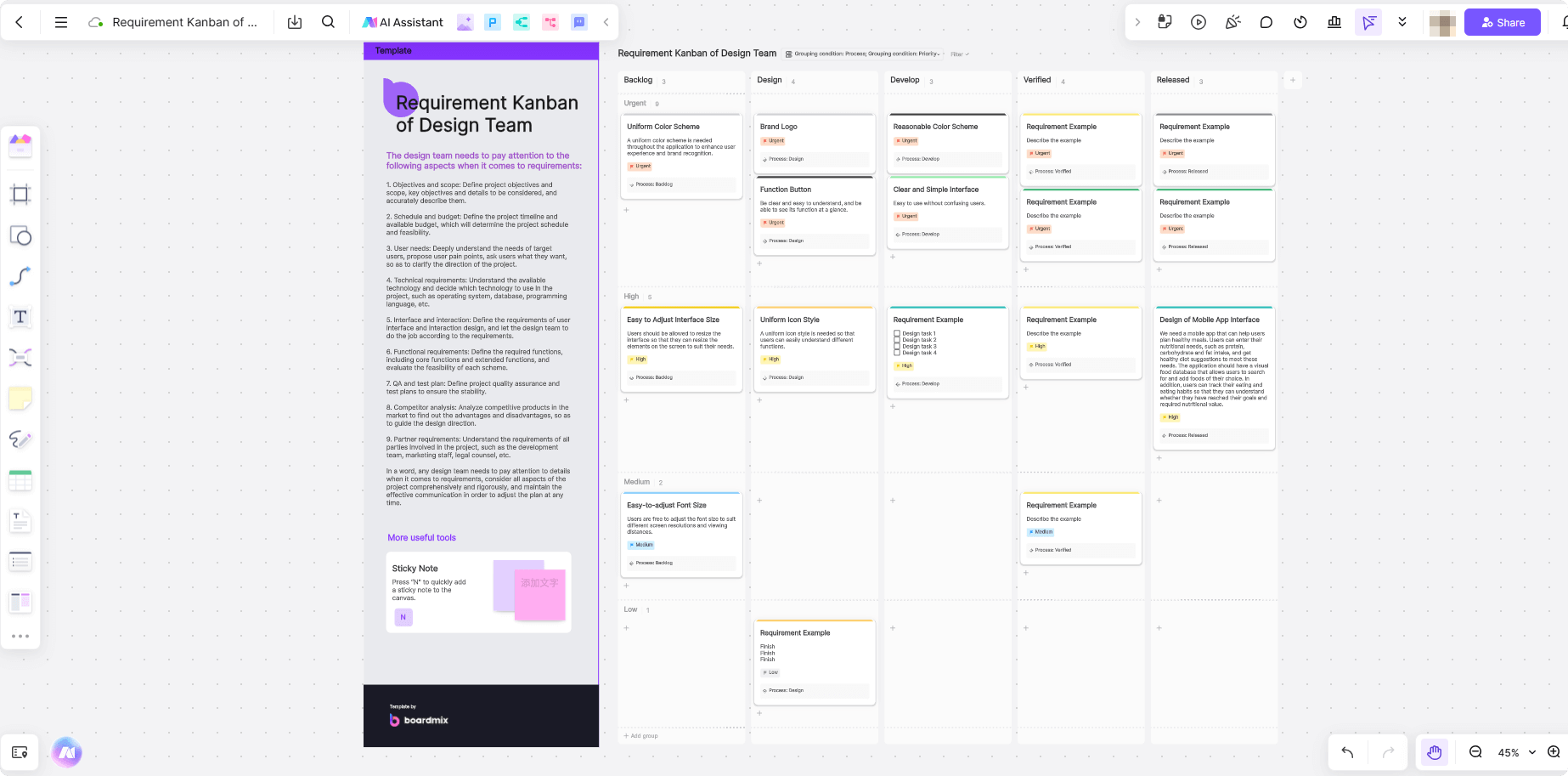 Requirement-Kanban-of-Design-Team