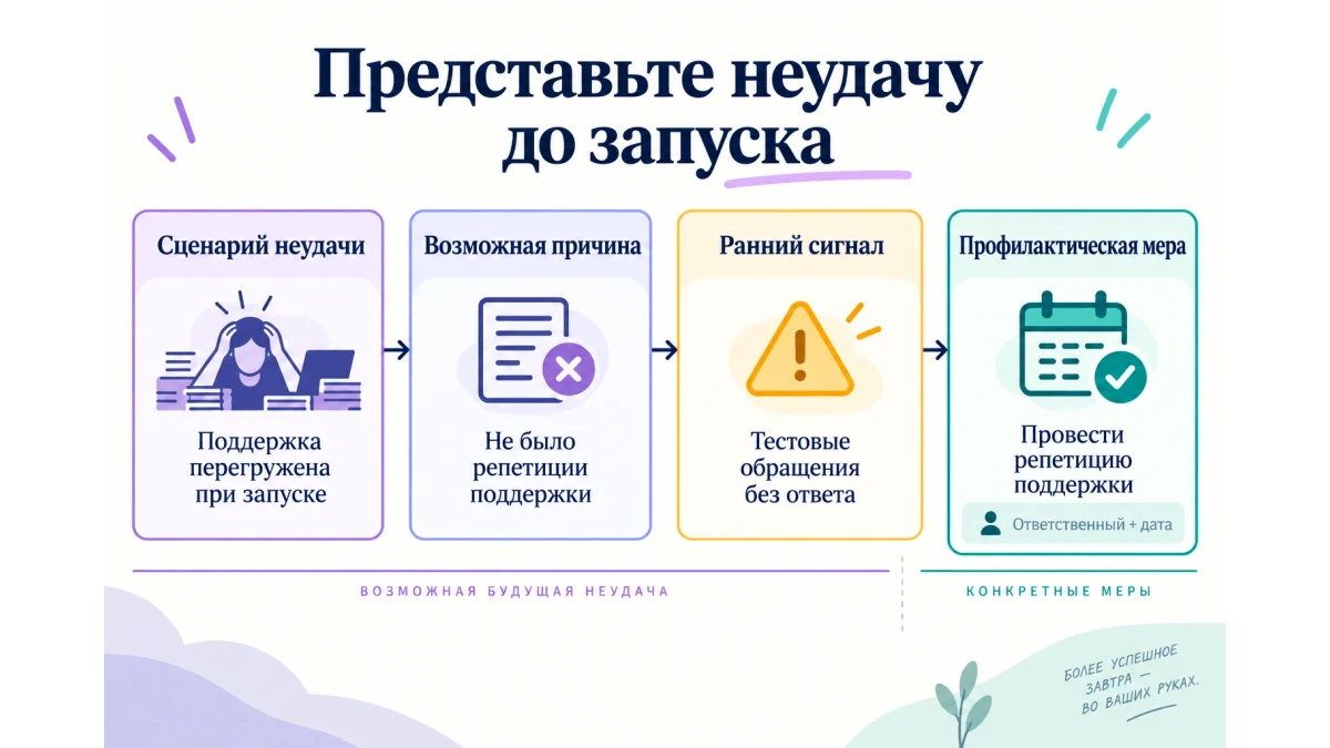 Премортем проекта: как разобрать риски до запуска