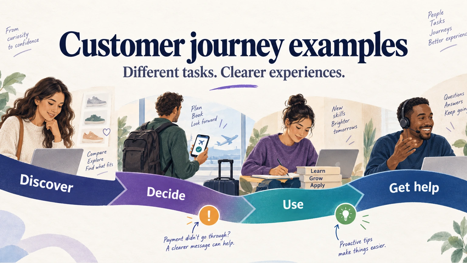 10 Customer Journey Map Examples by Customer Task