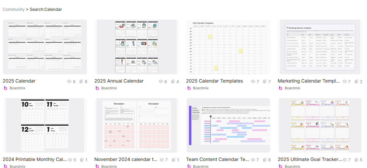 Social Media Calendar Template for 2025: Online Editable & Printable