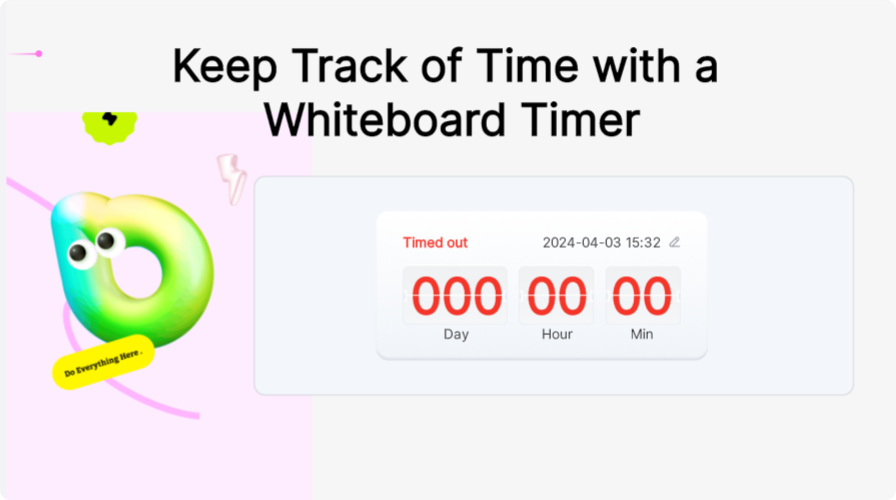 Keep Track of Time with a Whiteboard Timer