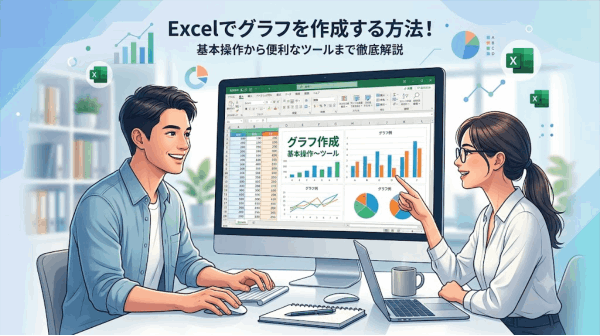 Excelでグラフを作成する方法！基本操作から便利なツールまで徹底解説