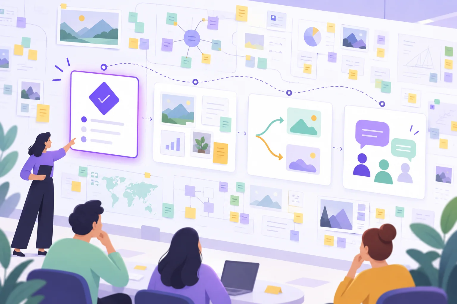 How to Present an Online Whiteboard Without Reading Every Note