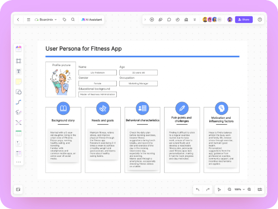User Persona for Fitness App