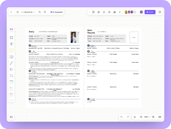 Personal Resume for Java Developer