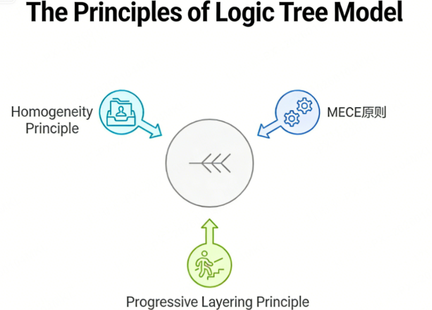 The Three Principles of a Logic Tree Model