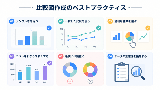 比較図作成のベストプラクティス