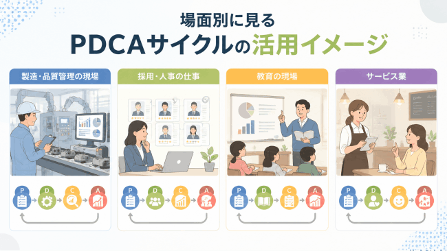 PDCAサイクルの活用イメージ