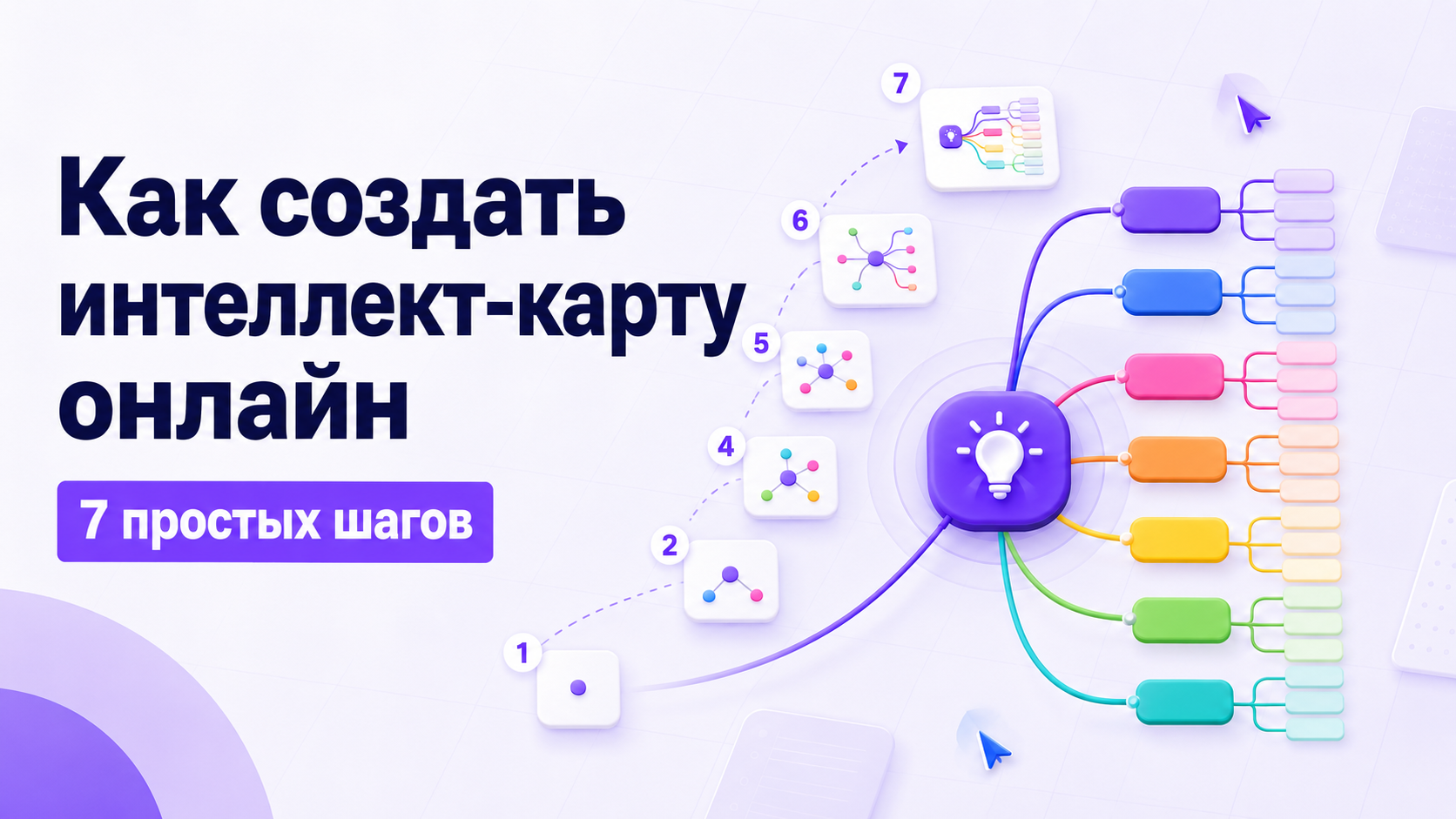 Как создать интеллект-карту онлайн: 7 простых шагов