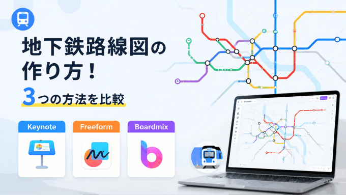地下鉄路線図の作り方！Keynote・Freeform・Boardmixで比較する3つの方法