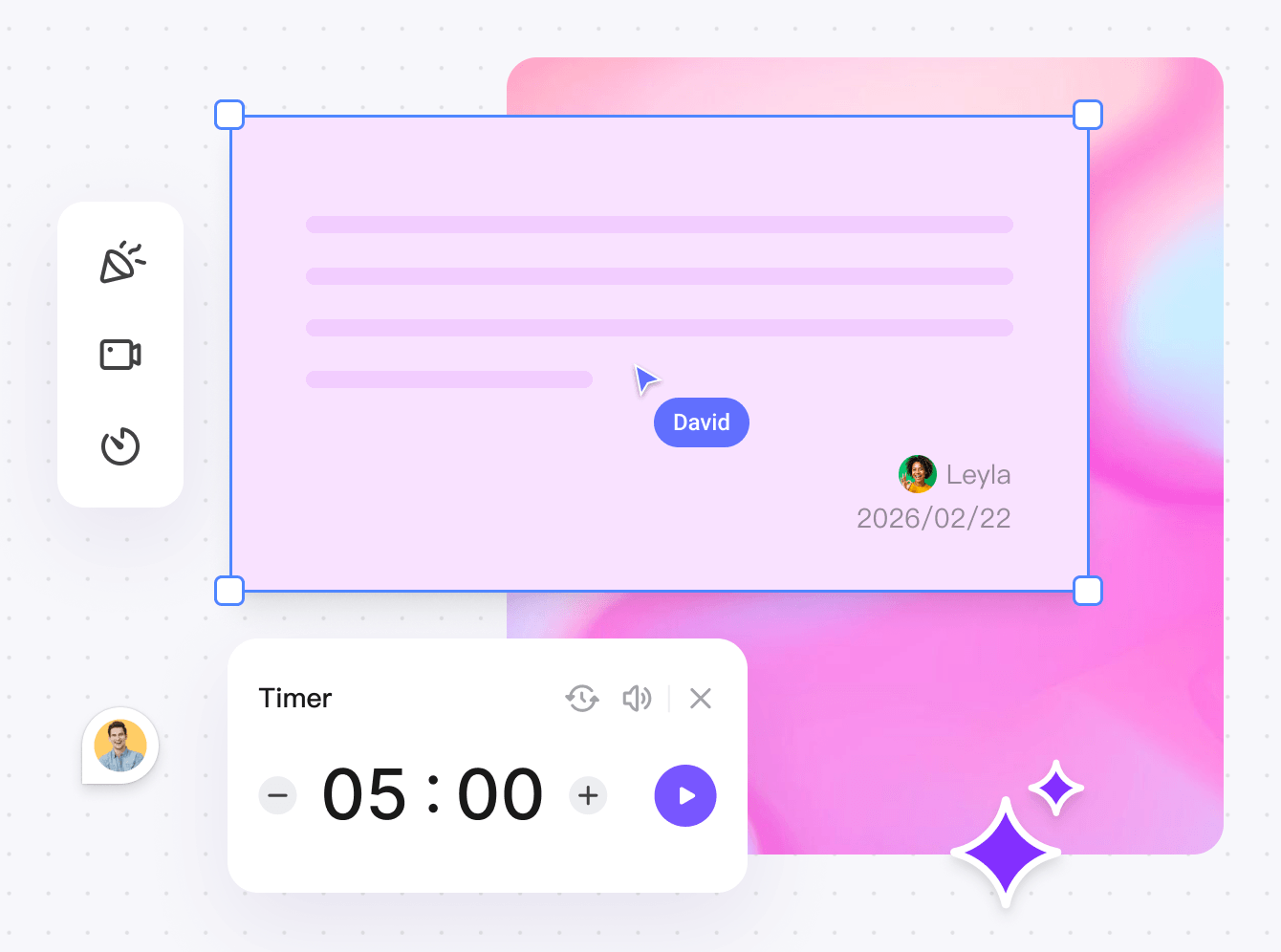 Enhanced visualization and timer collaboration features in Boardmix for comprehensive project management.